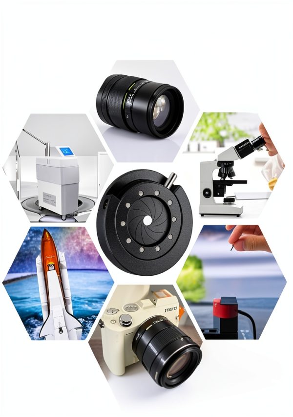 Microscope Aperture Diaphragm FotoAene SK12+M4 Metal Adjustable Handle-5