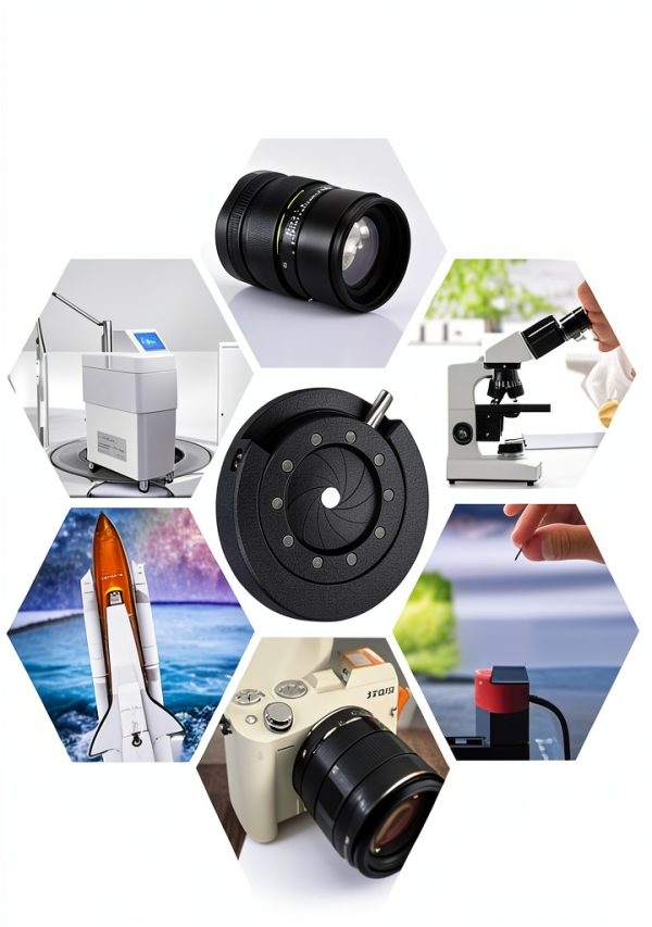 FotoAene Microscope Aperture Adapter SK12+M4 Metal Adjustable-5