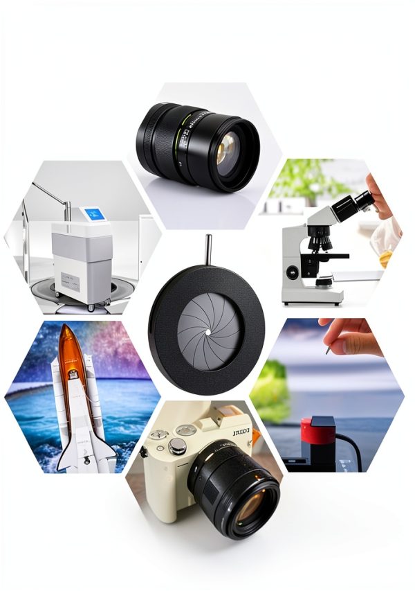 FotoAene Microscope Aperture Adapter SK23 Metal Adjustable Diaphragm-4